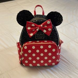 Disney parks Loungefly Minnie Mouse backpack